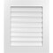 Ekena Millwork Vertical Surface Mount PVC Gable Vent: Functional, w/ 3-1/2"W x 1"P Standard Frame, 24"W x 28"H GVPVE24X2801SF - alternate 1